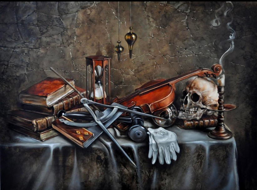 Vanitas Vanitatum - Gemälde von Jens Rusch