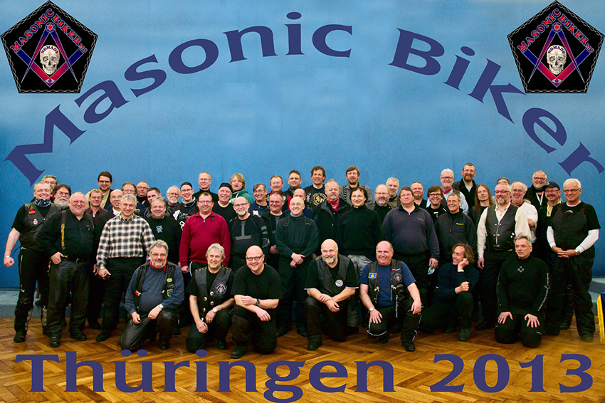 Maonic Biker Thüringen Gruppenfoto 2013