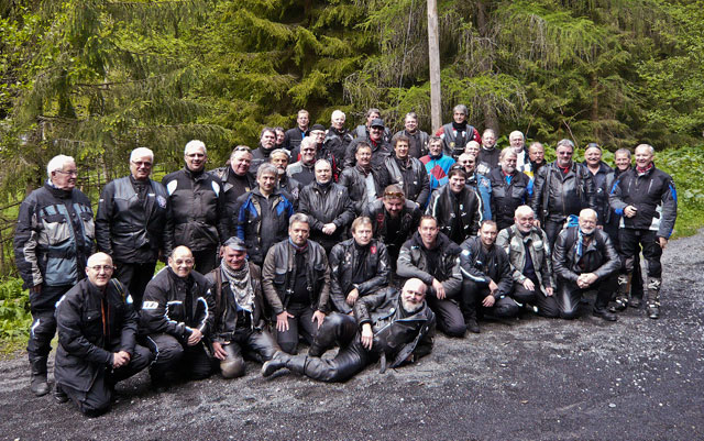 2009 Gruppenfoto im Thüringer Wald